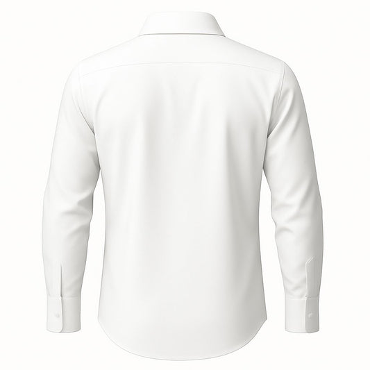 White Full Sleeve Cotton Shirt – Formal