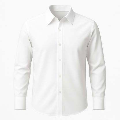 White Full Sleeve Cotton Shirt – Formal