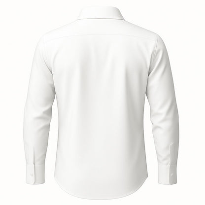 White Full Sleeve Cotton Shirt – Formal