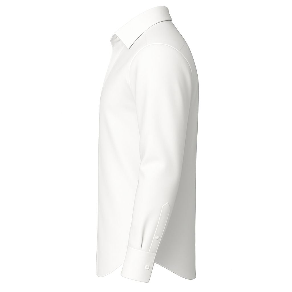 White Full Sleeve Cotton Shirt – Formal